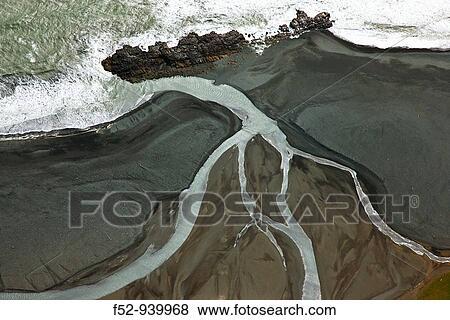 Vatnajokull glacier thawing out, Iceland View Large Photo Image Stock Photo - Vatnajokull glacier thawing out, Iceland. Fotosearch