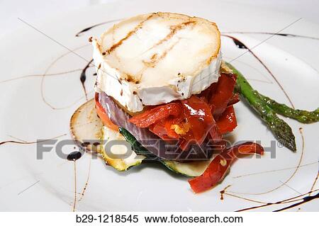 Vegetables with goat cheese View Large Photo Image Stock Photography - Vegetables with goat cheese. Fotosearch