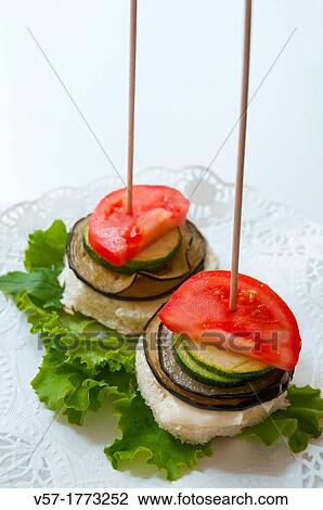 Vegetarian tapa. Spain. View Large Photo Image Stock Image - Vegetarian tapa. Spain.. Fotosearch