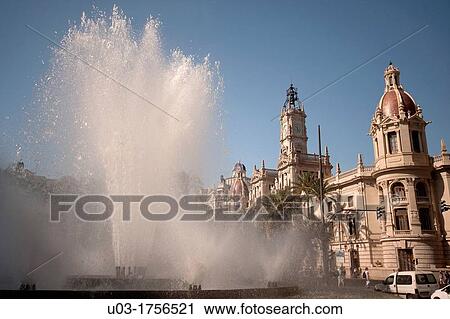 Velancia, city Hall, Spain View Large Photo Image Stock Image - Velancia, city Hall, Spain. Fotosearch