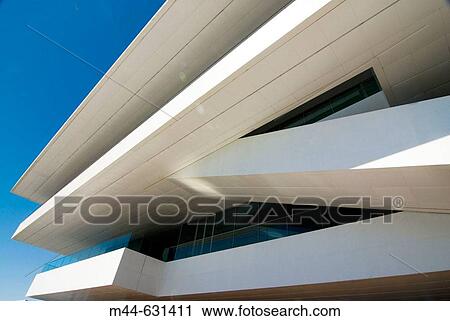 Veles e Vents building. America's Cup. Valencia. Spain. View Large Photo Image Stock Image - Veles e Vents building. America's Cup. Valencia. Spain.. Fotosearch