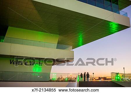 Stock Photography - Veles e Vents, building by David Chipperfield, Port, Valencia, Spain.. Fotosearch