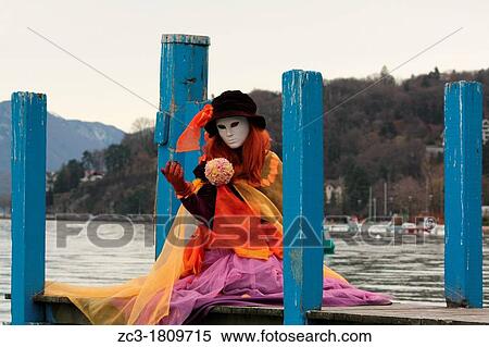 Venetian carnival of Annecy, Haute-Savoie, Rh? ne-Alpes, France. View Large Photo Image Stock Photography - Venetian carnival of Annecy, Haute-Savoie, Rh? ne-Alpes, France.. Fotosearch