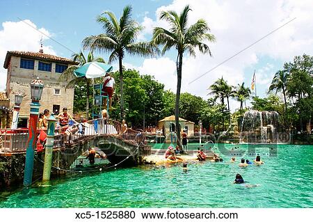 Venetian Pools, Coral Gables, Miami, Florida, USA View Large Photo Image Stock Image - Venetian Pools, Coral Gables, Miami, Florida, USA. Fotosearch