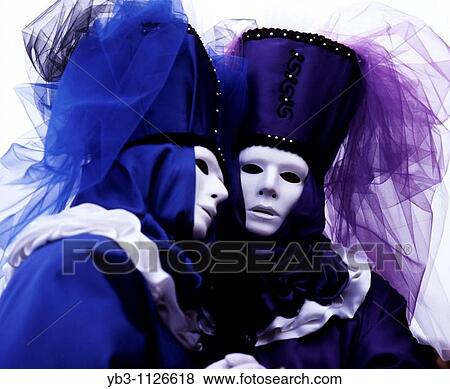 Stock Photo - Venice Carnival 2008, Venice, Italy. Fotosearch