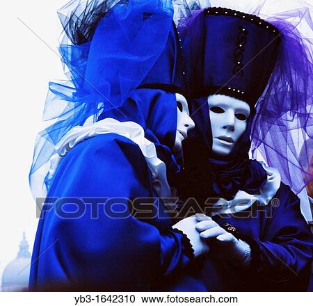 Stock Image - Venice Carnival, Venice, Italy. Fotosearch