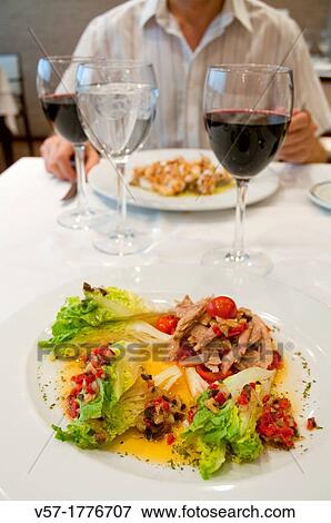 Stock Photo - Ventresca salad. Fotosearch