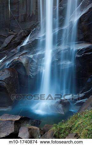 Vernal Falls in Yosemite National Park View Large Photo Image Picture - Vernal Falls in Yosemite National Park. Fotosearch