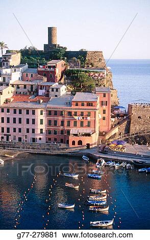 Vernazza. Cinque Terre. Liguria. Italy View Large Photo Image Stock Image - Vernazza. Cinque Terre. Liguria. Italy. Fotosearch