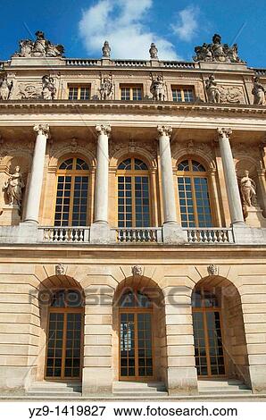 Versailles Garden Facade North Wing Section View Large Photo Image Stock Photo - Versailles Garden Facade North Wing Section. Fotosearch