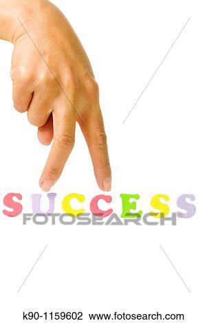 Vertical image of the word? success? formed by colorful plastic letters on white background, seen from front and with a hand above while two fingers are pointing on the word. View Large Photo Image Stock Image - Vertical image of the word? success? formed by colorful plastic letters on white background, seen from front and with a hand above while two fingers are pointing on the word.. Fotosearch