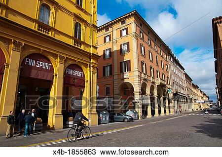 Via dell? Indipendenza street central Bologna city Emilia-Romagna region northern Italy Europe View Large Photo Image Stock Image - Via dell? Indipendenza street central Bologna city Emilia-Romagna region northern Italy Europe. Fotosearch