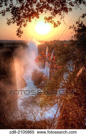 victoria falls in zambia side. View Large Photo Image Stock Photography - victoria falls in zambia side.. Fotosearch