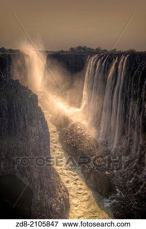 Victoria Falls. View Large Photo Image Stock Photo - Victoria Falls.. Fotosearch