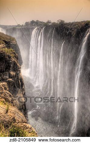Victoria Falls. View Large Photo Image Stock Photo - Victoria Falls.. Fotosearch