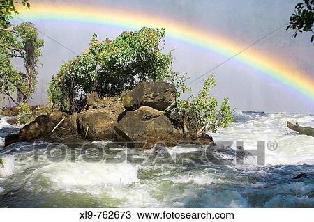 Victoria Falls, Zambesi River, Zambia. View Large Photo Image Stock Image - Victoria Falls, Zambesi River, Zambia.. Fotosearch