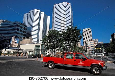 Victoria Square, International quarter, downtown Montreal, Quebec, Canada View Large Photo Image Stock Photograph - Victoria Square, International quarter, downtown Montreal, Quebec, Canada. Fotosearch