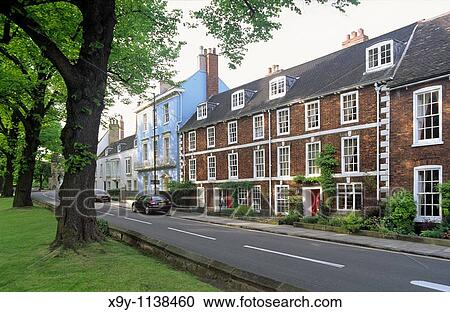 Victorian and Georgian houses lead to Priory Gate at the east end Lincoln Cathedral Lincoln city centre, England View Large Photo Image Stock Image - Victorian and Georgian houses lead to Priory Gate at the east end Lincoln Cathedral Lincoln city centre, England. Fotosearch