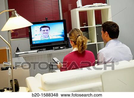 Video conferencing service View Large Photo Image Stock Photo - Video conferencing service. Fotosearch
