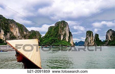 Vietnam. Ha Long Bay. View Large Photo Image Stock Photo - Vietnam. Ha Long Bay.. Fotosearch