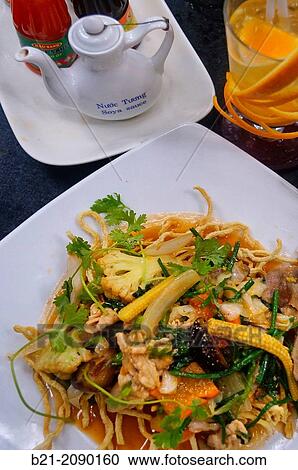 Vietnam. Hanoi. Food: vegetables with noodles. View Large Photo Image Stock Image - Vietnam. Hanoi. Food: vegetables with noodles.. Fotosearch