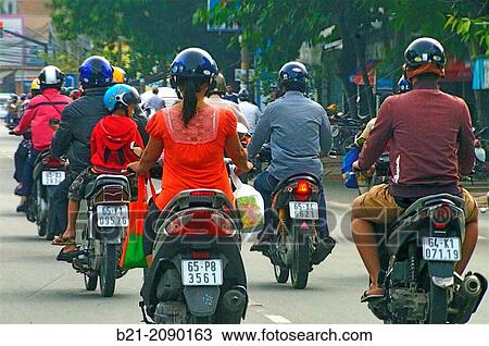 Vietnam. Hanoi. Traffic View Large Photo Image Stock Image - Vietnam. Hanoi. Traffic. Fotosearch