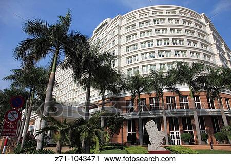 Stock Image - Vietnam, Ho Chi Minh City, Saigon, Park Hyatt Hotel. Fotosearch