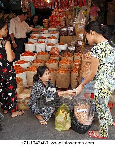 Vietnam, Ho Chi Minh City, Saigon, Cholon district, Binh Tay Market View Large Photo Image Stock Image - Vietnam, Ho Chi Minh City, Saigon, Cholon district, Binh Tay Market. Fotosearch