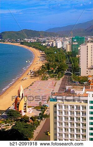 Stock Photo - Vietnam. Nha Trang tourist resort.. Fotosearch