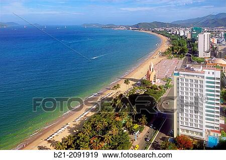 Vietnam. Nha Trang tourist resort. View Large Photo Image Stock Photo - Vietnam. Nha Trang tourist resort.. Fotosearch