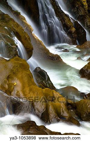 Stock Photo - Vietnam, Northern Vietnam, Sapa Cat Cat Falls, a waterfall in Cat Cat village near Sapa. Fotosearch