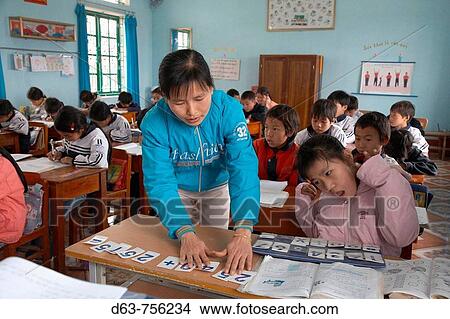 Vietnam. Yen Mo Tu commune primary school, Ninh Binh province. View Large Photo Image Picture - Vietnam. Yen Mo Tu commune primary school, Ninh Binh province.. Fotosearch