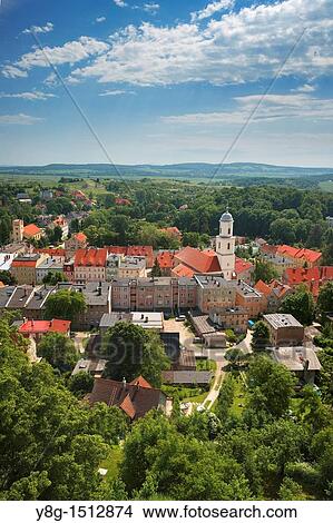 View at Bolkow village, Poland, Europe View Large Photo Image Picture - View at Bolkow village, Poland, Europe. Fotosearch