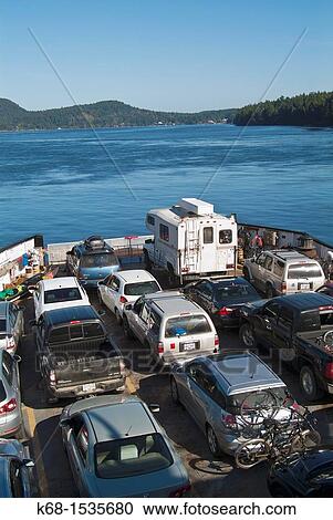 view from a ferry toward Galiano Island, British Columbia, Canada View Large Photo Image Stock Image - view from a ferry toward Galiano Island, British Columbia, Canada. Fotosearch