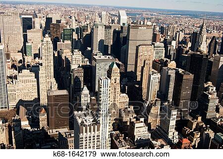 View from the Empire State Building, New York, NY, USA View Large Photo Image Stock Photo - View from the Empire State Building, New York, NY, USA. Fotosearch