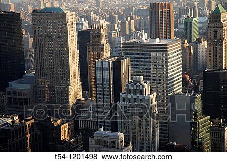 View from the Rockefeller Center to the Bank Destrict of Manhattan View Large Photo Image Stock Photo - View from the Rockefeller Center to the Bank Destrict of Manhattan. Fotosearch