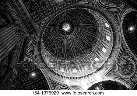 Stock Photo - View in the Dome of Saint Peter's Basilica. Fotosearch