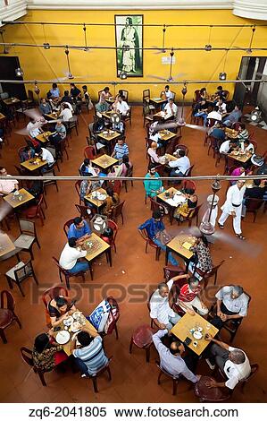 View into the Indian Coffee House at College Street in Kolkata, India. View Large Photo Image Stock Photography - View into the Indian Coffee House at College Street in Kolkata, India.. Fotosearch
