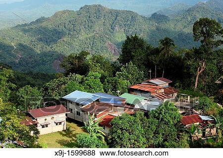 View Of A Bidayu Highland Village At Borneo Highland Kidding Village, Kuching, Sarawak View Large Photo Image Stock Photo - View Of A Bidayu Highland Village At Borneo Highland Kidding Village, Kuching, Sarawak. Fotosearch