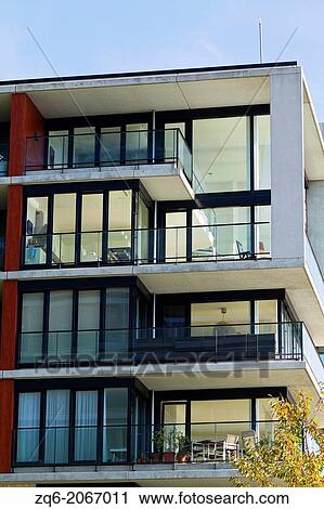 View of a Building in the Port City in Hamburg, Germany. View Large Photo Image Stock Image - View of a Building in the Port City in Hamburg, Germany.. Fotosearch