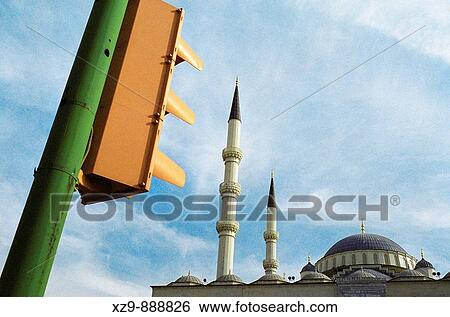 View of a semaphore and Minarets from Kocatepe Camii, the religious symbol of Ankara View Large Photo Image Stock Photograph - View of a semaphore and Minarets from Kocatepe Camii, the religious symbol of Ankara. Fotosearch