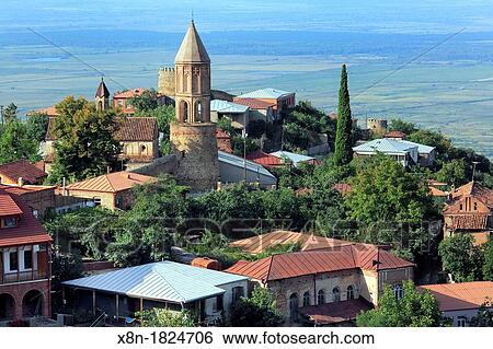 View of Alazani Valley, Sighnaghi, Kakheti, Georgia View Large Photo Image Stock Photograph - View of Alazani Valley, Sighnaghi, Kakheti, Georgia. Fotosearch