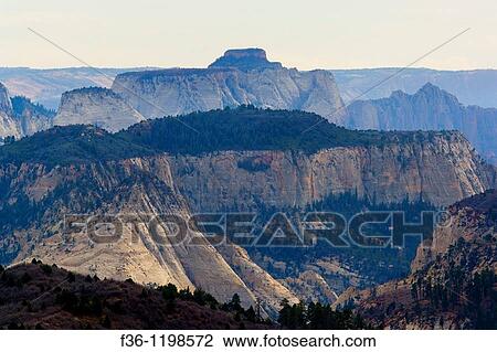 View of buttes near Zion Canyon from Lava Point, Kolob Terrace, Zion National Park, Utah View Large Photo Image Stock Image - View of buttes near Zion Canyon from Lava Point, Kolob Terrace, Zion National Park, Utah. Fotosearch