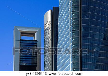 View of Caja Madrid tower, before known as Torre Repsol, located in Cuatro Torres Business Area of Madrid, Comunidad de Madrid, Spain, Europe View Large Photo Image Stock Image - View of Caja Madrid tower, before known as Torre Repsol, located in Cuatro Torres Business Area of Madrid, Comunidad de Madrid, Spain, Europe. Fotosearch