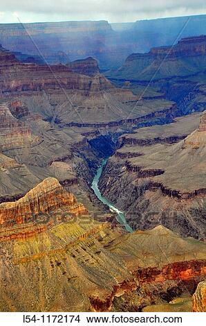 Picture - View of Colorado River at Mohave Point Grand Canyon National Park Arizona. Fotosearch