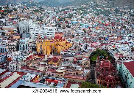 Stock Photograph - View of Guanajuato, state Guanajuato, Mexico.. Fotosearch