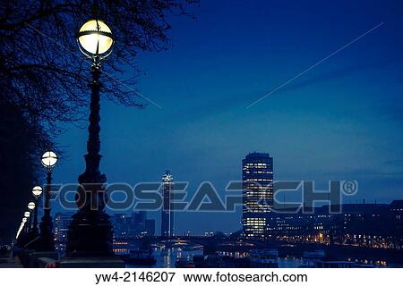 View of Millbank and St George Wharf towers at night, London, UK. View Large Photo Image Stock Photo - View of Millbank and St George Wharf towers at night, London, UK.. Fotosearch