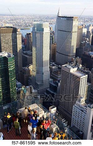 View of New York City from the Top of the Rock, USA View Large Photo Image Stock Photography - View of New York City from the Top of the Rock, USA. Fotosearch