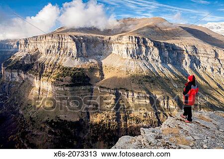 View of Ordesa Valley from the Viewpoint area - Balcones de Ordesa-, National Park of Ordesa and Monte Perdido, Huesca, Spain. View Large Photo Image Stock Image - View of Ordesa Valley from the Viewpoint area - Balcones de Ordesa-, National Park of Ordesa and Monte Perdido, Huesca, Spain.. Fotosearch