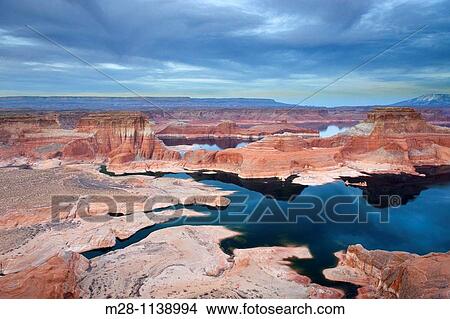 View of Padre Bay and Lake Powell from Alstrom Point, Glen Canyon National Recreation Area Utah View Large Photo Image Picture - View of Padre Bay and Lake Powell from Alstrom Point, Glen Canyon National Recreation Area Utah. Fotosearch